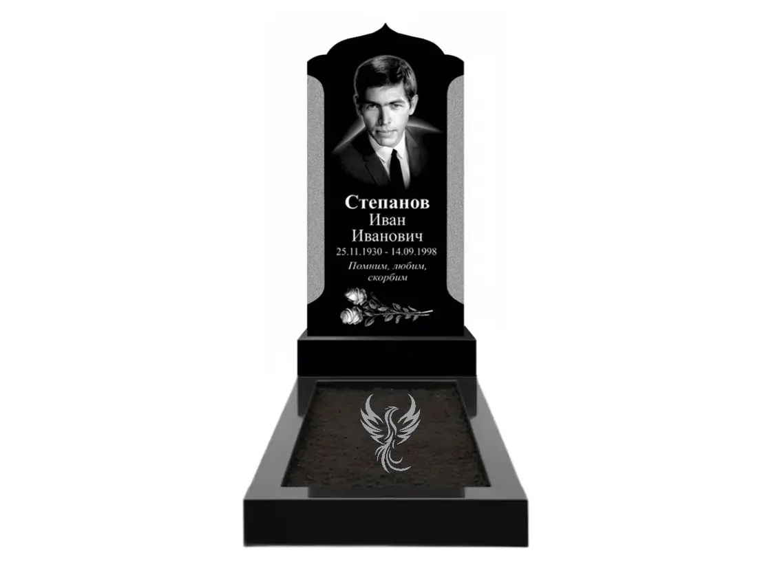 Памятник гранитный одинарный ПГО-74 Памятник гранитный одинарный ПГО-74